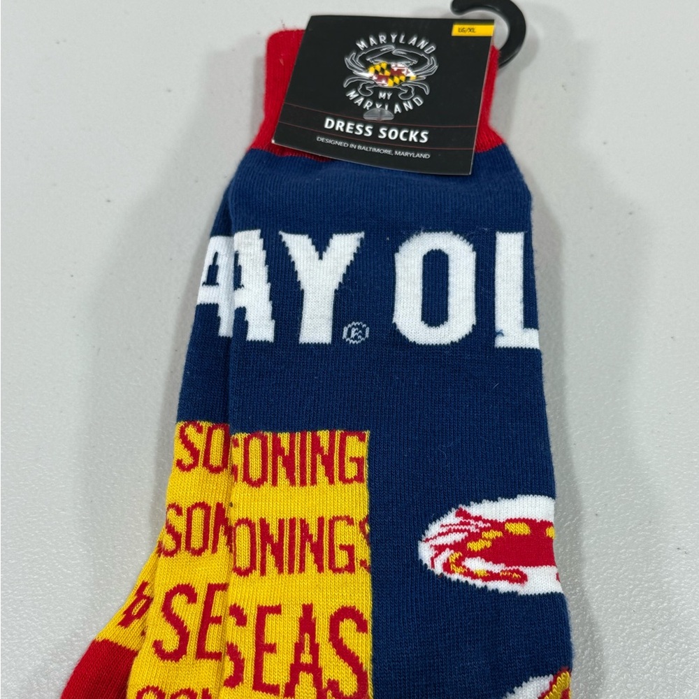 Maryland Old Bay Men's Dress Socks LG/XL